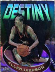 Allen Iverson [Refractor] #D14 Basketball Cards 1997 Topps Chrome Destiny Prices