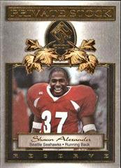 Shaun Alexander Football Cards 2000 Pacific Private Stock Reserve Prices
