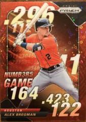 Alex Bregman [Red Donut Circles] #NG-4 Baseball Cards 2020 Panini Prizm Numbers Game Prices