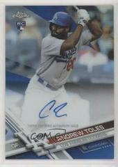 Andrew Toles [Blue Refractor] #RA-AT Baseball Cards 2017 Topps Chrome Rookie Autographs Prices
