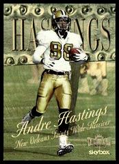 Andre Hastings [Precious Metal Gems] #132 Football Cards 1999 Metal Universe Prices