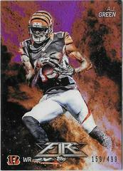 A.J. Green [Purple] #96 Football Cards 2014 Topps Fire Prices