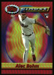 Alec Bohm [Red Refractor] #116 Baseball Cards 2021 Topps Finest Flashbacks Prices