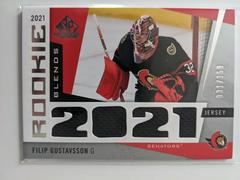 Filip Gustavsson Hockey Cards 2021 SP Game Used Rookie Blends Prices