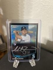 Mike Zunino [Black Refractor] #MZ Baseball Cards 2013 Topps Chrome Rookie Autograph Prices