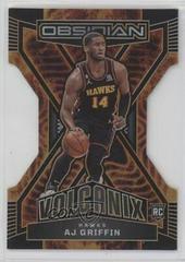 AJ Griffin #29 Basketball Cards 2022 Panini Obsidian Volcanix Prices