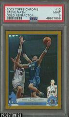 Steve Nash [Gold Refractor] Basketball Cards 2003 Topps Chrome Prices