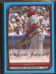Vladimir Guerrero [Blue Refractor] #15 Baseball Cards 2008 Bowman Chrome Prices