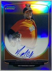 Adalberto Mejia [Refractor] #BCAAM Baseball Cards 2013 Bowman Chrome Prospect Autograph Prices