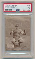 Rollie Hemsley #71 Baseball Cards 1934 Batter Up Prices