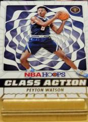 Peyton Watson Basketball Cards 2022 Panini Hoops Class Action Prices