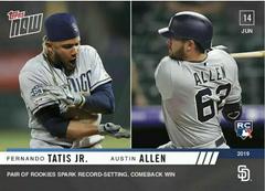 Austin Allen, Fernando Tatis Jr. #380 Baseball Cards 2019 Topps Now Prices