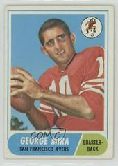 George Mira #9 Football Cards 1968 Topps Prices