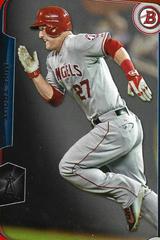 Mike Trout [Orange] #50 Baseball Cards 2015 Bowman Prices
