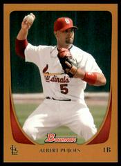 Albert Pujols [Orange] #6 Baseball Cards 2011 Bowman Prices