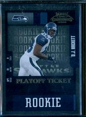 D.J. Hackett [Playoff Ticket] Football Cards 2004 Playoff Contenders Prices