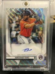 Abraham Toro [Wave Refractor] Baseball Cards 2020 Bowman Sterling Rookie Autographs Prices