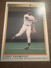 Terry Shumpert #108 Baseball Cards 1991 O Pee Chee Premier Prices