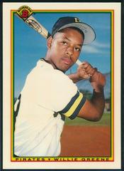 Willie Greene #173 Baseball Cards 1990 Bowman Tiffany Prices