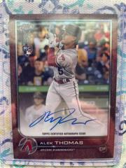 Alek Thomas [Rose Gold] #BBA-AK Baseball Cards 2022 Topps Chrome Ben Baller Autographs Prices