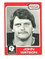 John Watson Football Cards 1979 Saints Coke Prices