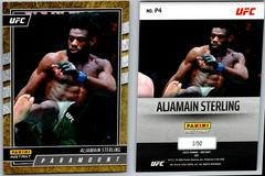 Aljamain Sterling [Gold] #P4 Ufc Cards 2022 Panini Instant UFC Paramount Prices