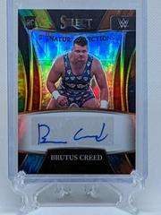 Brutus Creed [Tie Dye Prizm] Wrestling Cards 2022 Panini Select WWE Signature Selections Prices