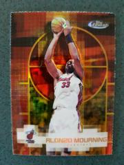 Alonzo Mourning [Gold Refractor] #46 Basketball Cards 2000 Finest Prices