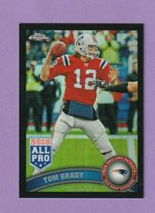 Tom Brady [Black Refractor] #20 Football Cards 2011 Topps Chrome Prices
