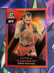 Jorge Masvidal [Red] Ufc Cards 2022 Panini Donruss Optic UFC Also Known As Prices