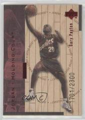 Gary Payton, Michael Jordan [Red] #J25 Basketball Cards 1998 Upper Deck Hardcourt Jordan Holding Court Prices