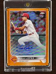 Alejo Lopez [Orange Wave] #RA-AL Baseball Cards 2022 Topps Chrome Rookie Autographs Prices