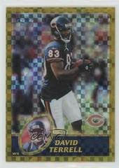 David Terrell [Gold Xfractor] Football Cards 2003 Topps Chrome Prices