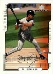 Cal Ripken Jr. [Gold Script] #123 Baseball Cards 2000 Upper Deck MVP Prices