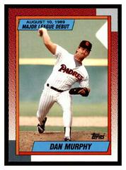 Dan Murphy #86 Baseball Cards 1990 Topps Major League Debut Prices