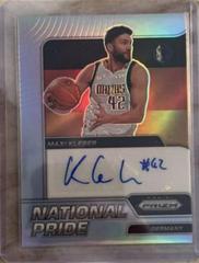 Maxi Kleber [Silver] #NPS-MXK Basketball Cards 2021 Panini Chronicles National Pride Signatures Prices