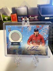 Triston Casas [Red] #WHAR-TC Baseball Cards 2023 Topps Holiday Autograph Relics Prices