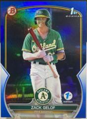 Zack Gelof [Blue] Baseball Cards 2023 Bowman 1st Edition Prices