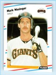 Mark Wasinger #100 Baseball Cards 1988 Fleer Prices
