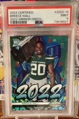 Breece Hall [Green] #107 Football Cards 2022 Panini Certified Prices