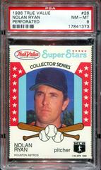 Nolan Ryan Baseball Cards 1986 True Value Perforated Prices
