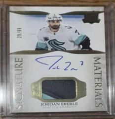 Jordan Eberle #SP-JE Hockey Cards 2021 Upper Deck The Cup Signature Materials Auto Patch Prices