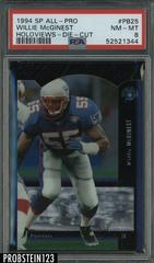 Willie McGinest [Die Cut] #PB25 Football Cards 1994 SP All Pro Holoviews Prices
