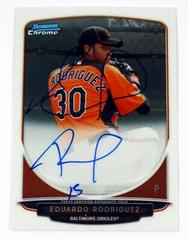 Eduardo Rodriguez #BCAER Baseball Cards 2013 Bowman Chrome Prospect Autograph Prices