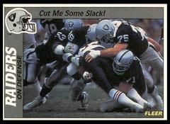 Cut Me Some Slack! Defense #24 Football Cards 1988 Fleer Team Action Prices