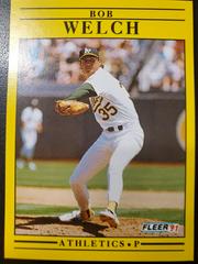 Bob Welch #27 Baseball Cards 1991 Fleer Prices