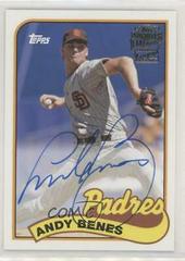 Andy Benes Baseball Cards 2016 Topps Archives Fan Favorites Autograph Prices