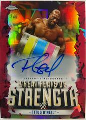 Titus O'Neil #GFA-TO Wrestling Cards 2021 Topps Chrome WWE Great Feats of Strength Autographs Prices