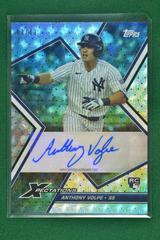 Anthony Volpe [Cyber Cyan] Baseball Cards 2023 Topps Xpectations Autographs Prices