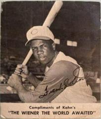 Frank Robinson Baseball Cards 1962 Kahn's Wieners Prices